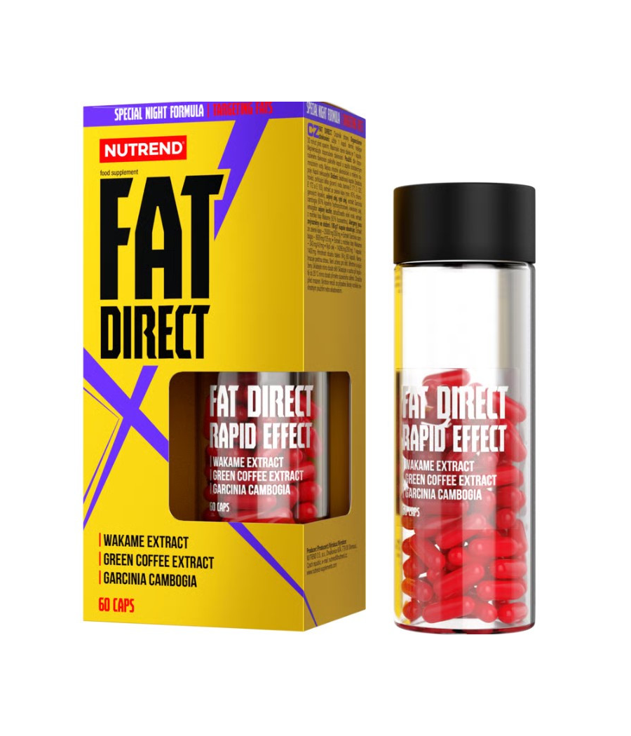NUTREND FAT DIRECT fat burner, 60 capsules – low-calorie product from NUTREND, buy in SportFit Nutrition OÜ | Reg.nr. 14554498