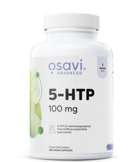 OSAVI 5-HTP, 100mg - 200 vegan kapslit