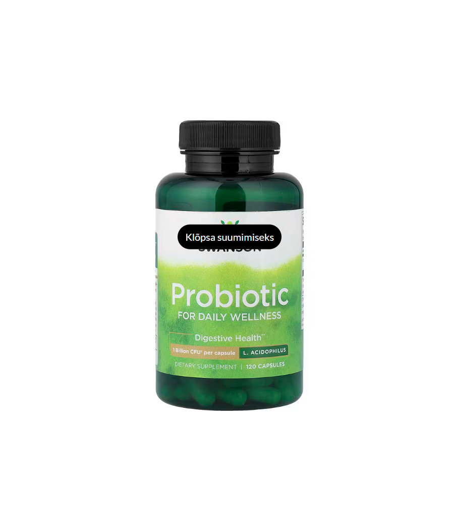 SWANSON Probiotic - 120 capsules – low-calorie product from SWANSON, buy in SportFit Nutrition OÜ | Reg.nr. 14554498