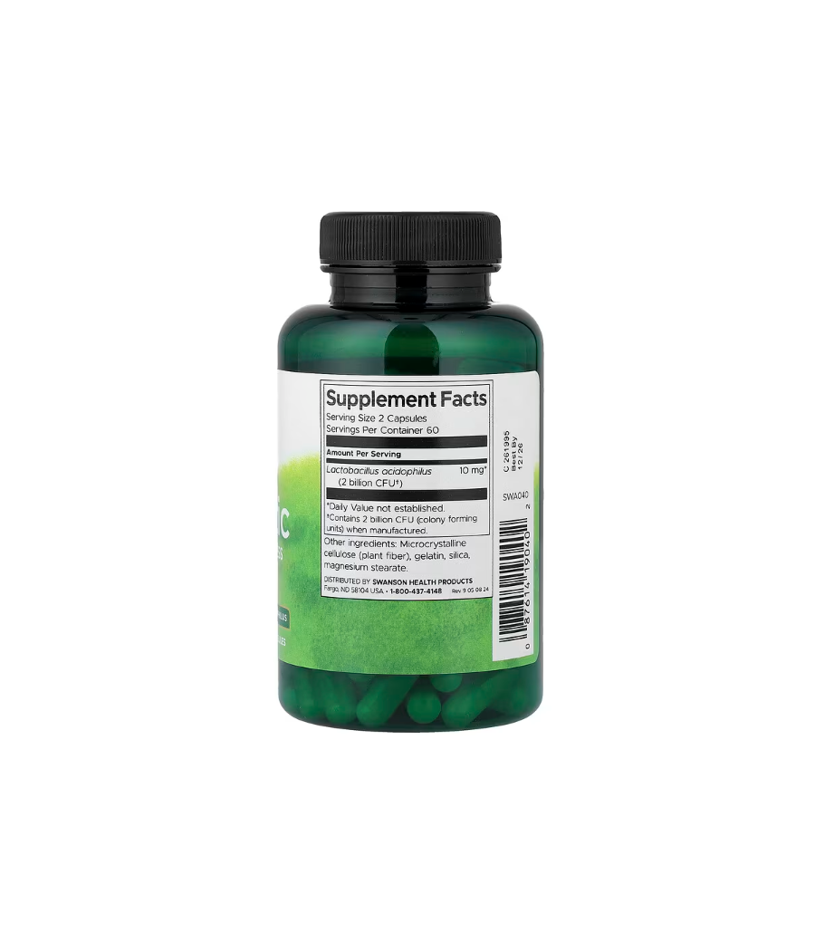 SWANSON Probiotic - 120 capsules – low-calorie product from SWANSON, buy in SportFit Nutrition OÜ | Reg.nr. 14554498