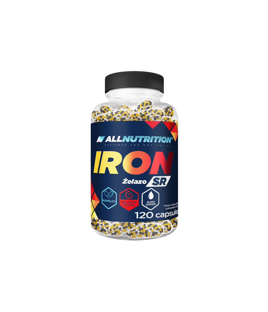 ALLNUTRITION IRON SR, 120 капсул – низкокалорийный продукт от AllNutrition, купить в SportFit Nutrition OÜ | Reg.nr. 14554498