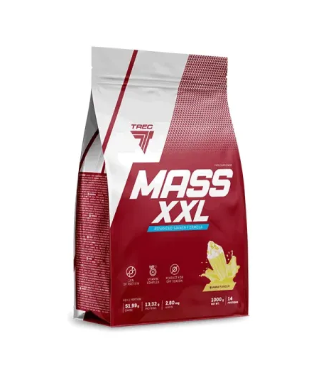 TREC NUTRITION MASS XXL, банановый - 3000 г