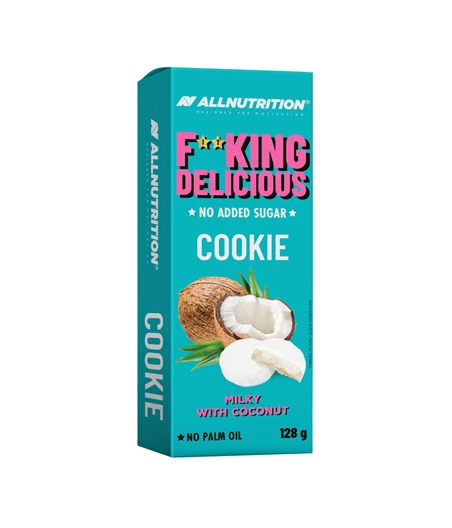 ALLNUTRITION F**KING DELICIOUS COOKIE, молочное с кокосом - 128 г