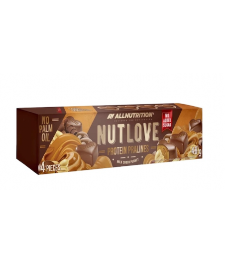 ALLNUTRITION NUTLOVE Протеиновые пралине, молочный шоколад с арахисом - 48 г