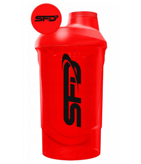 SFD Nutrition SHAKER, tulipunane - 600ml