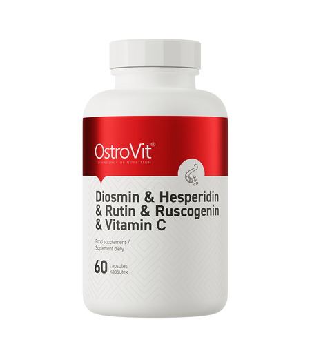 OstroVit Диосмин + Гесперидин + Рутин + Рускогенин + Витамин С, 60 капсул