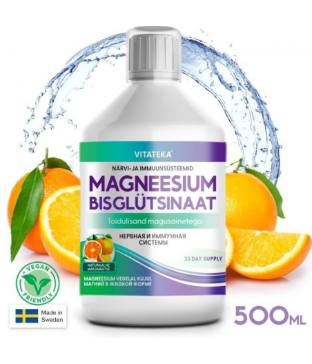 VITATEKA Magnesium bisglycinate in liquid form, 500 ml