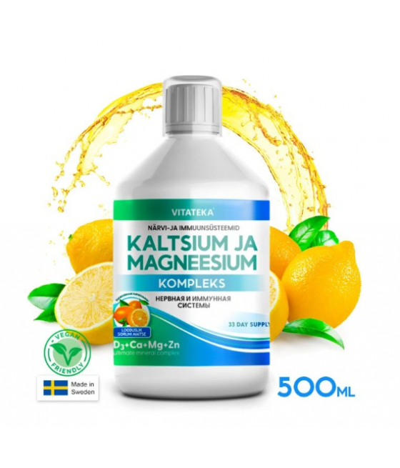 Vitateka KALTSIUM JA MAGNEESIUM, 500ml