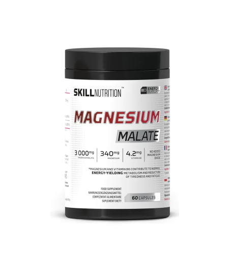 SKILL NUTRITION Magneesiummalaat - 60 kapslit