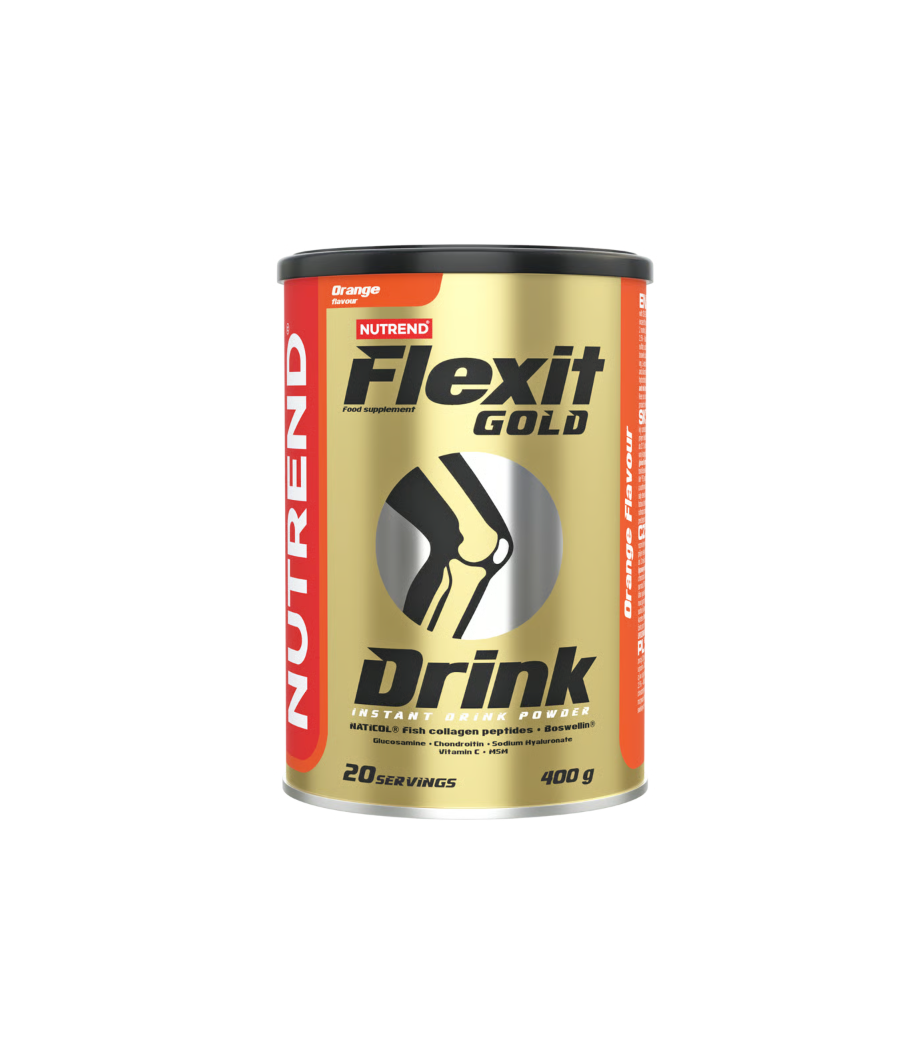 NUTREND Flexit Gold Drink, apelsin - 400 g – madala kalorsusega toode firmalt NUTREND, osta SportFit Nutrition OÜ | Reg.nr. 14554498-ist