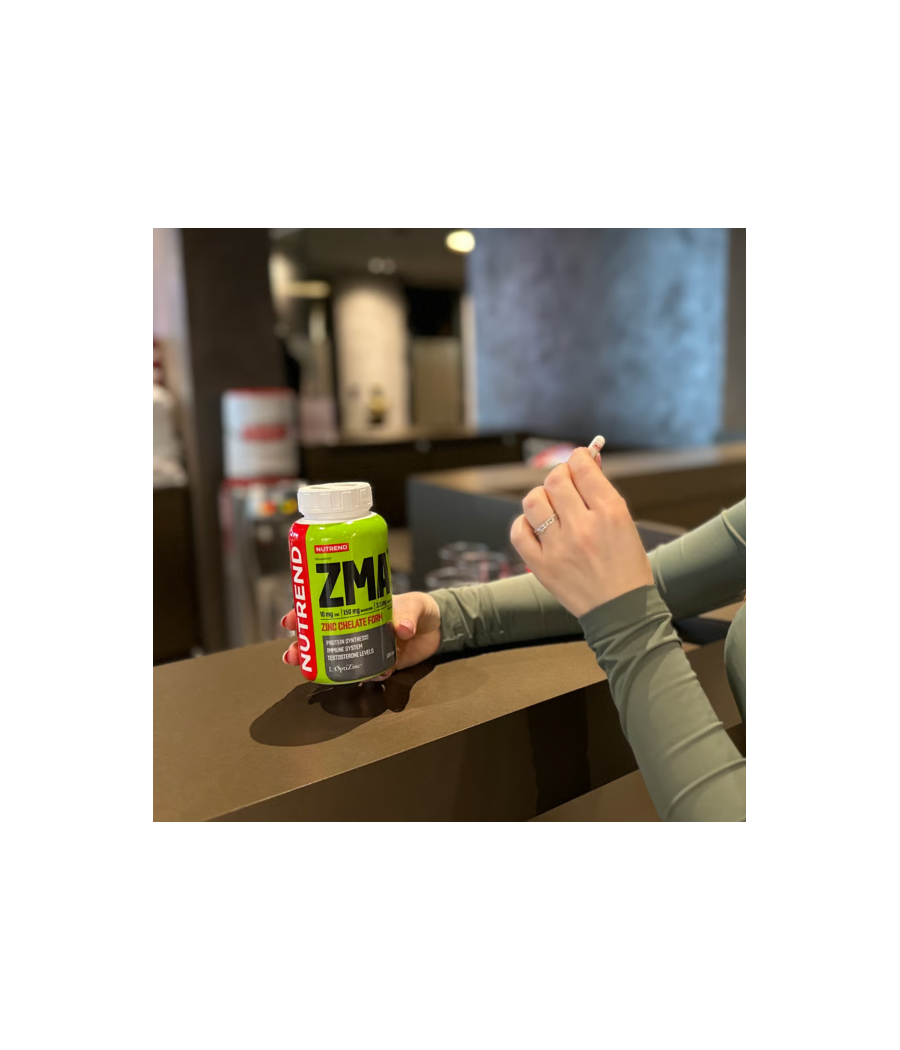 NUTREND ZMA - 120 kapslit – madala kalorsusega toode firmalt NUTREND, osta SportFit Nutrition OÜ | Reg.nr. 14554498-ist