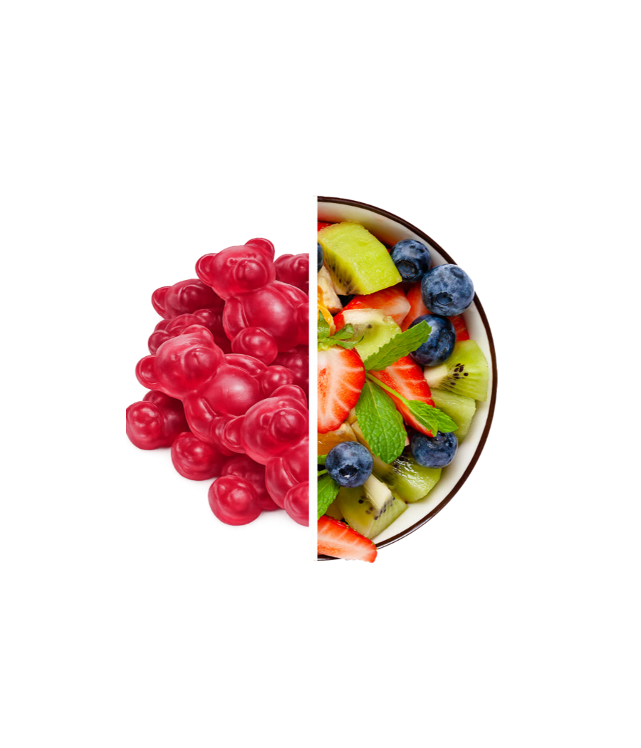 NUTREND Multivitamiini kummikommid, puuviljamaitselised - 60 tk – madala kalorsusega toode firmalt NUTREND, osta SportFit Nutrition OÜ | Reg.nr. 14554498-ist