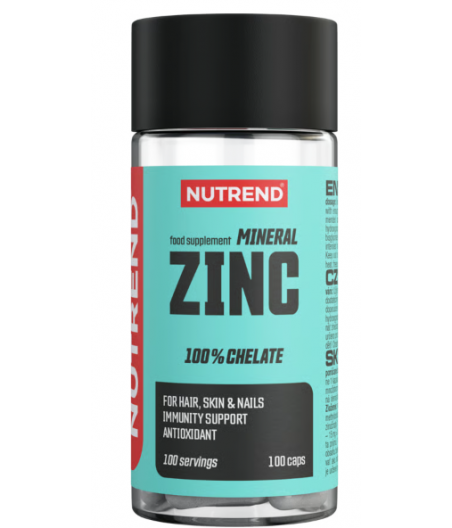 NUTREND Mineraal tsink 100% kelaat - 100 kapslit
