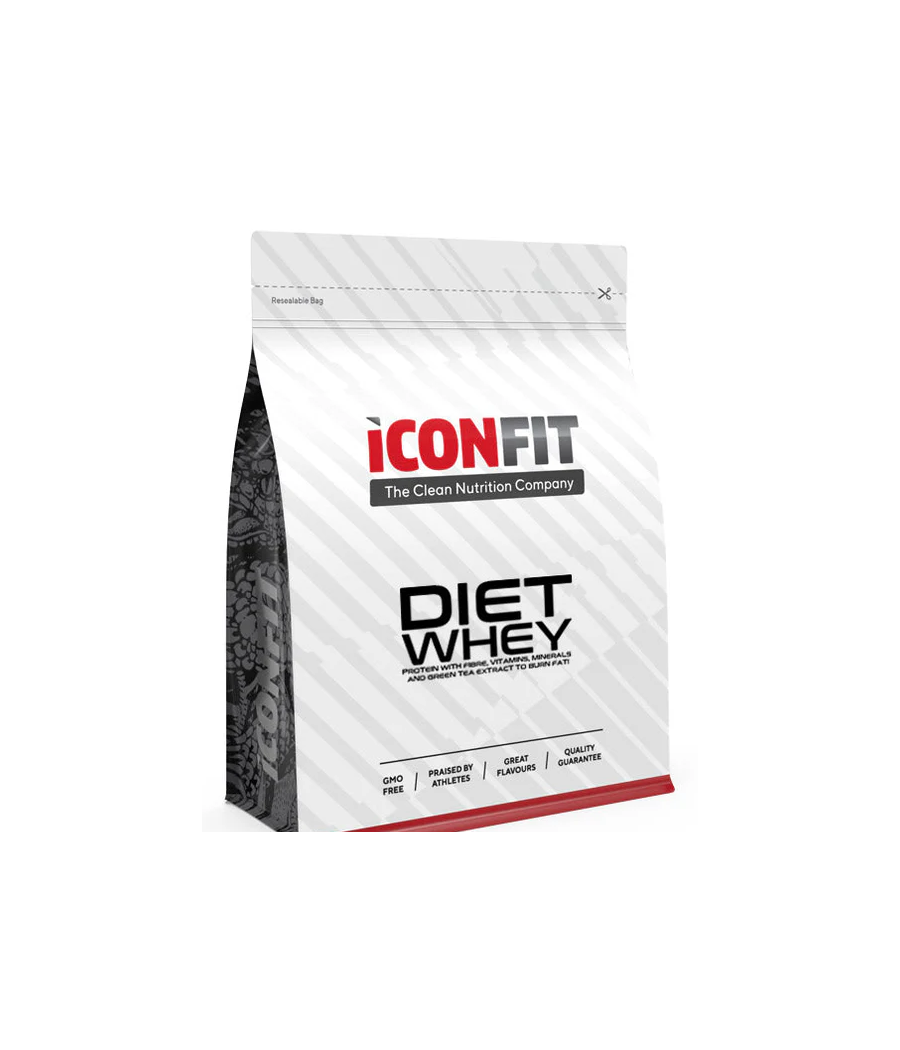 Диетический сывороточный протеин, клубника - 1 кг – низкокалорийный продукт от ICONFIT, купить в SportFit Nutrition OÜ | Reg.nr. 14554498