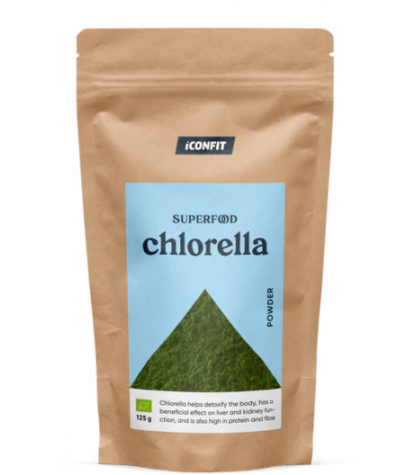ICONFIT Superfoods Organic Chlorella Powder, 125g