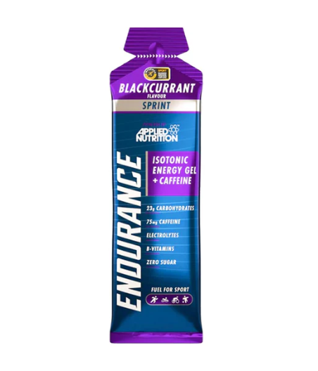 Endurance Sprint Isotonic Energy Gel + Caffeine, Blackcurrant - 60g