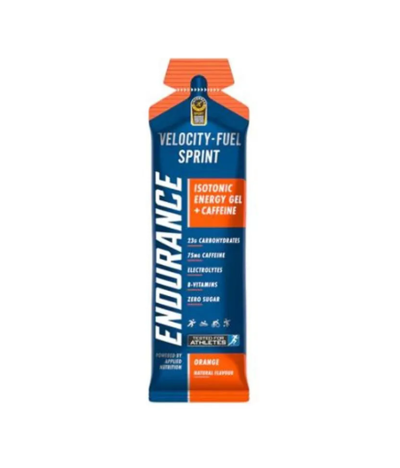 Endurance Sprint Isotonic Energy Gel + Caffeine, Orange - 60g