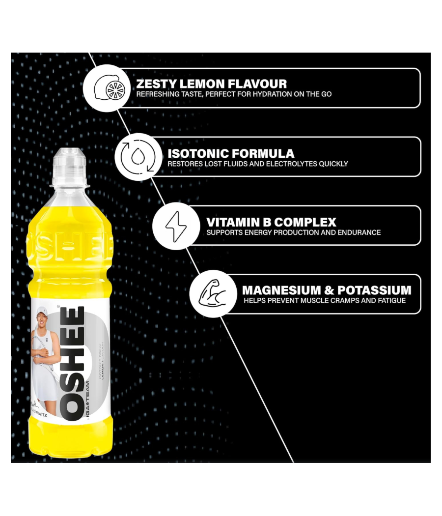 Изотонический спортивный напиток, лимон - 750 ml – низкокалорийный продукт от OSHEE, купить в SportFit Nutrition OÜ | Reg.nr. 14554498