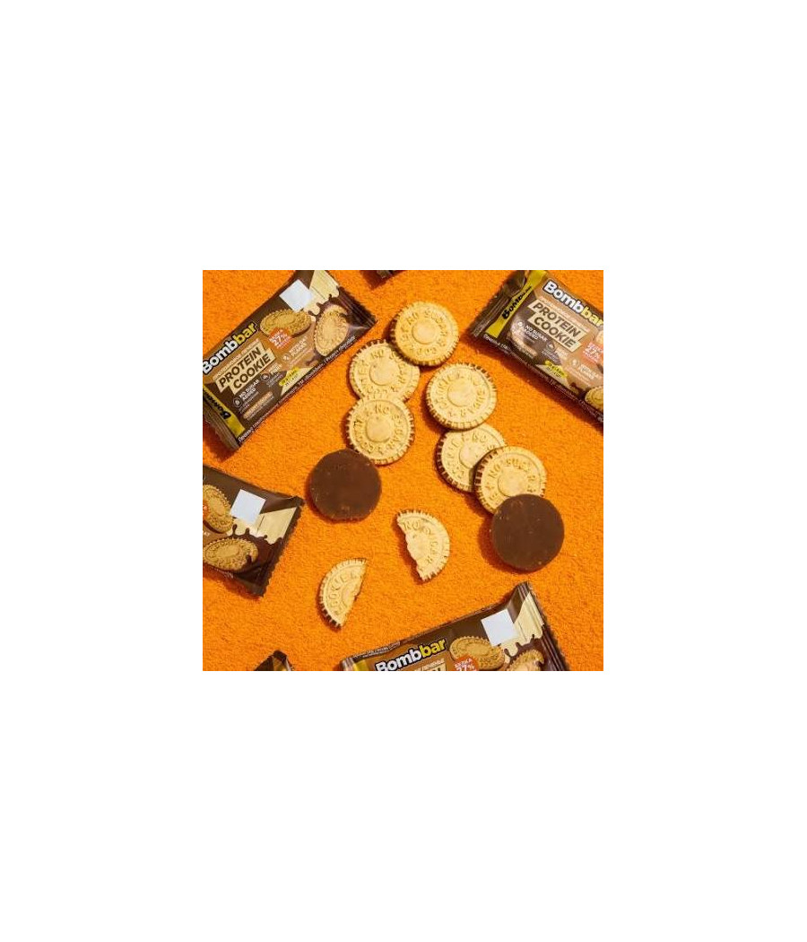 Bombbar Protein Cookie glasuuritud võimaitseline proteiiniküpsis, 25 g – madala kalorsusega toode firmalt Bombbar, osta