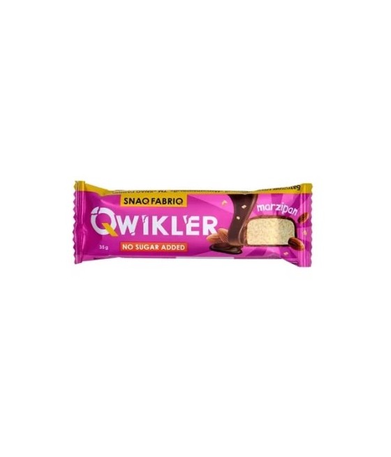 QWIKLER Шоколадный батончик без сахара - Марципан, 35г
