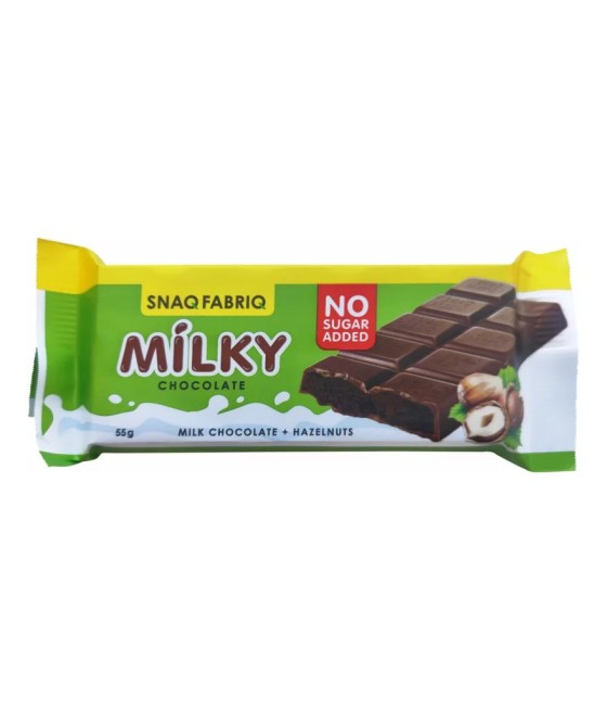 MILKY Snaq Fabriq Молочная шоколадка с Шоколадно-ореховой начинкой 55г