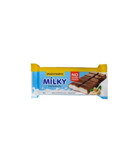 MILKY Snaq Fabriq Молочный шоколад с молочно-ореховой пастой  55 гр