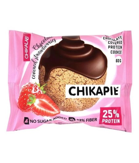 CHIKAPIE Chikalab Протеиновое печенье клубника 80 г