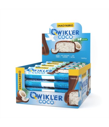 QWIKLER Шоколадный батончик без сахара  (Квиклер) -Кокосовый, 35г