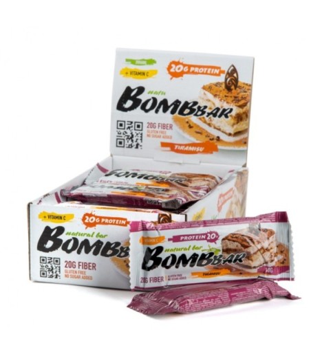 Protein Bar "Tiramisu", 60g - BOMBBAR