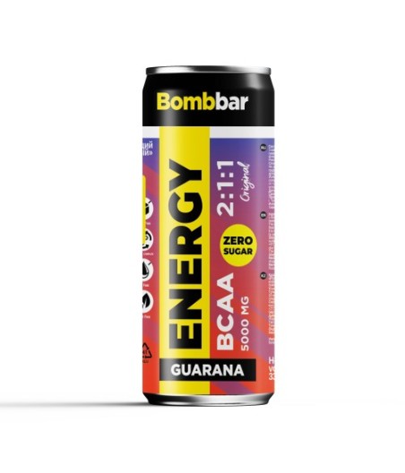 BOMBBAR Напиток BCAA  Спортивный Витаминизированный  330 ml