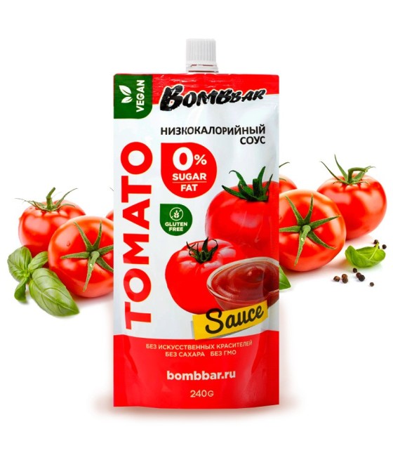 BOMBBAR Соус низкокалорийный "Сладкий томат" 240