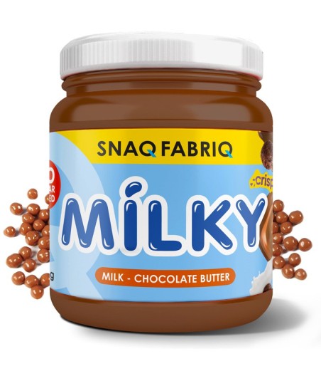 "Snaq Fabriq" Šokolaadi-piimapasta krõbedate pallidega, 250 g