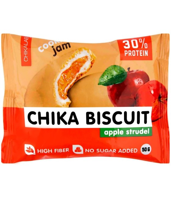 Unglazed cookies Chika Biscuit, apple strudel biscuit 50g