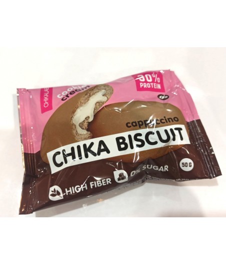 BISKUIT CHIKALAB Unglazed cookies with filling with "Cappuccino biscuit" flavor 50 g
