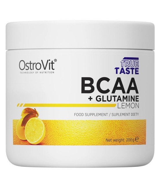OstroVit BCAA + Глютамин 200 г лимонный