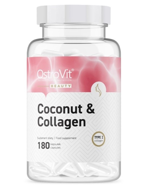 OstroVit Marine Collagen + Coconut Oil MCT 180 kapslit 