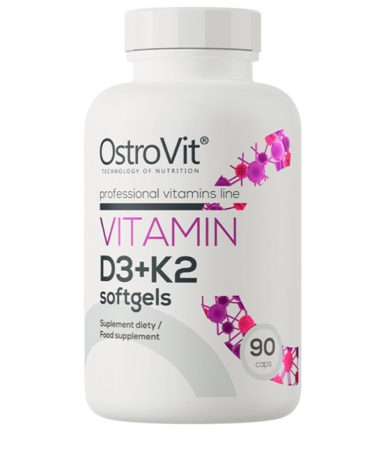 OstroVit Витамин D3 + K2 90...