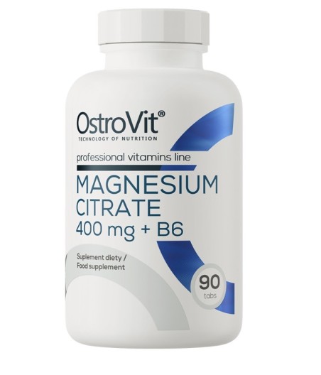 Magneesiumtsitraat 400 mg + B6 "OstroVit", 90 tabletti