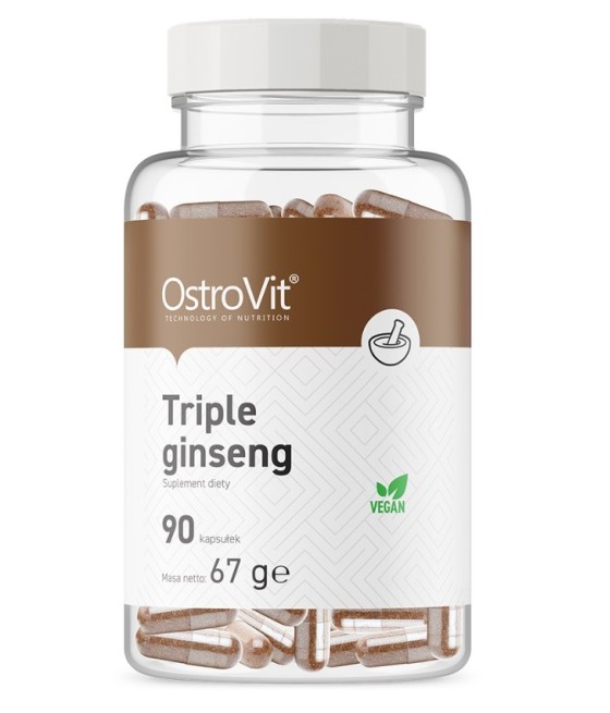 OstroVit Triple Ginseng VEGE 90 capsules