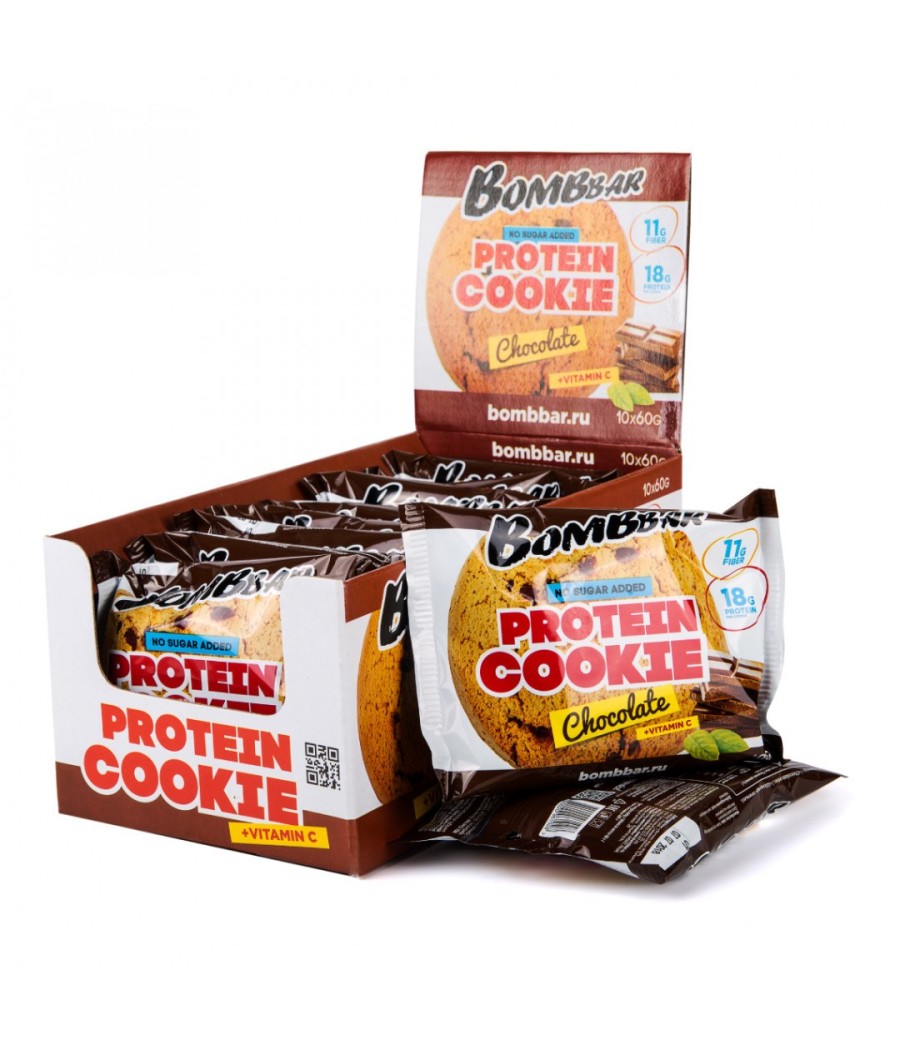 “Protein Cookie” Šokolaadi küpsised – low-calorie product from Bombbar, buy in Bombbar