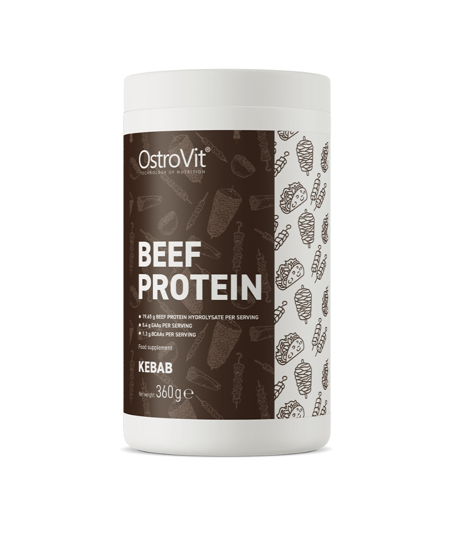 OstroVit Beef Protein 360 г Кебаб Вкус:кебаб – низкокалорийный продукт от Ostrovit, купить в Bombbar