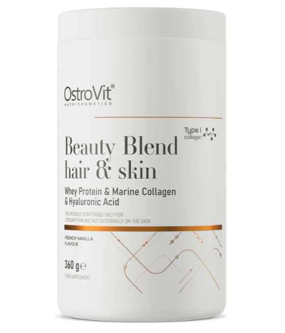 OstroVit Beauty Blend Hair & Skin 360 g Maitse: Prantsuse vanilje