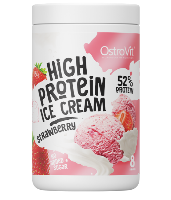 OstroVit High Protein Ice Cream 400 g maasikas