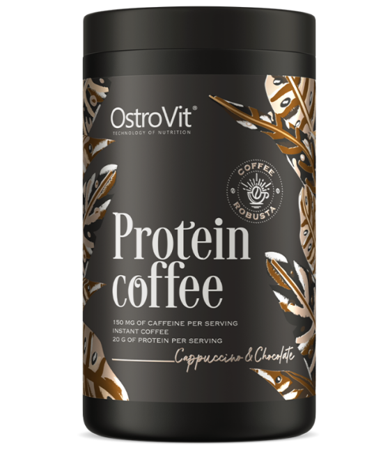 OstroVit Protein Coffee 360 g Flavor: cappuccino and chocolate
