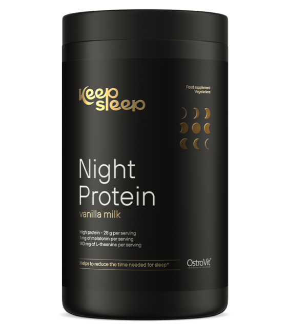 OstroVit Keep Sleep Night Protein 400 g Maitse: vaniljepiim