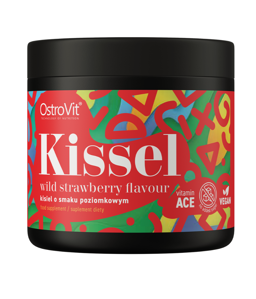 OstroVit Kissel 200 g wild strawberry – low-calorie product from Ostrovit, buy in Bombbar