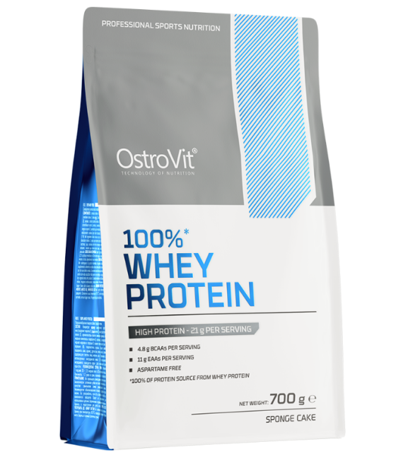 OstroVit 100% Whey Protein 700 g rullbiskviidi