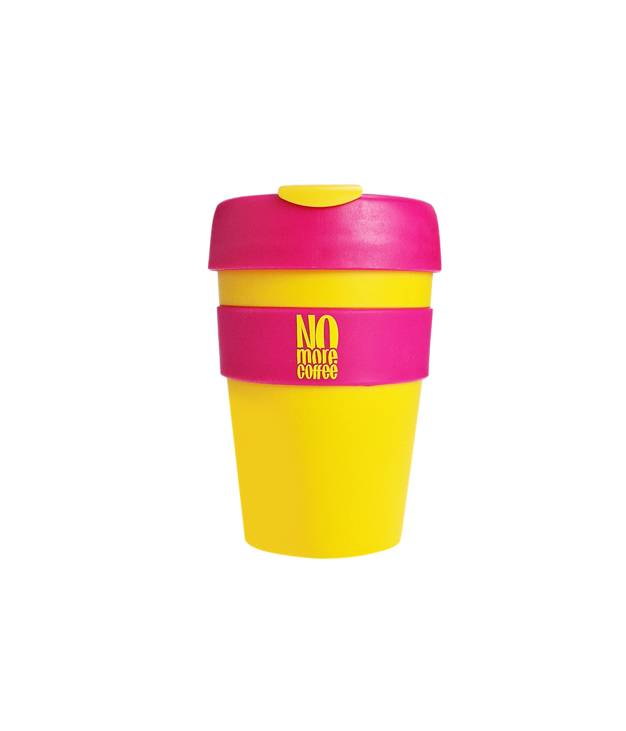 OstroVit Кружка No More Coffee 340 мл yellow-pink – low-calorie product from Ostrovit, buy in Bombbar