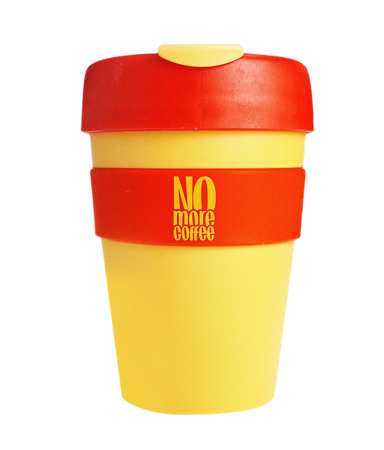 OstroVit Кружка No More Coffee 340 мл  yellow-red