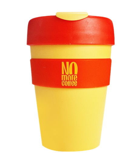 OstroVit Кружка No More Coffee 340 мл  желто-красный